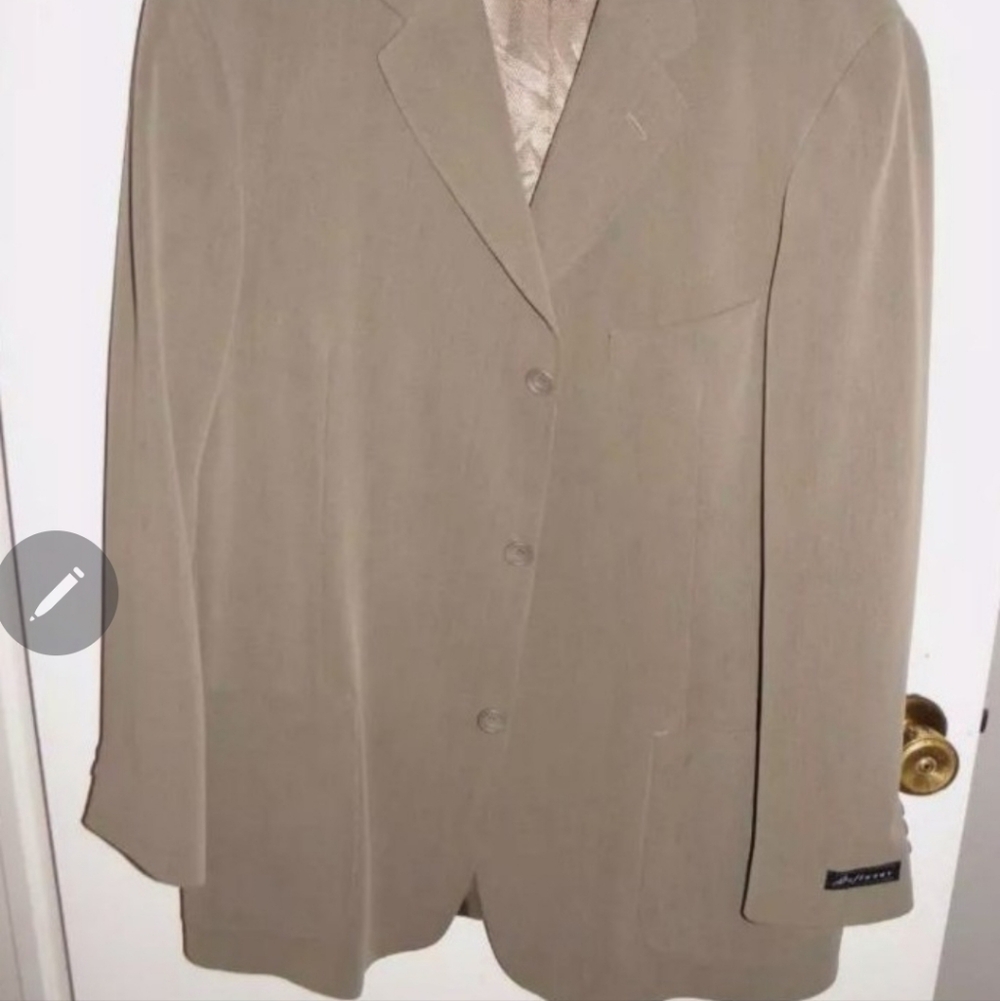 Keithmoor Studio Softwear Brown Tan Mens Sports Coat sz L (NEW) $295